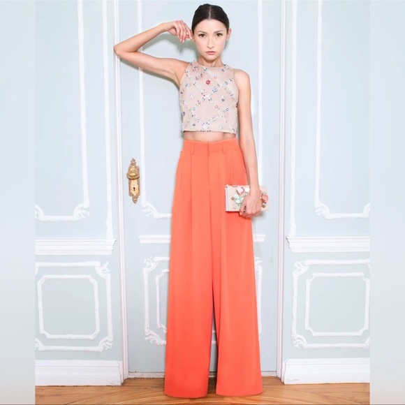 Alice + Olivia Wide Leg Palazzo Pants - Picture 2 of 9